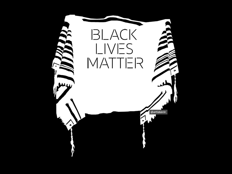 Aaron Silver - Black Lives Matter - on Tallit