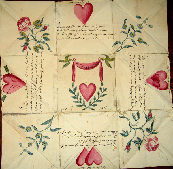 Vintage Victorian Valentine's Card Artwork / Valentine / Love | Art Board  Print